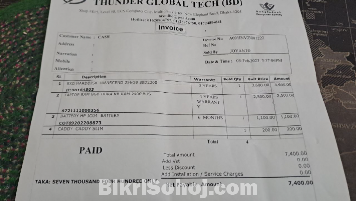 HP Laptop AMD A9-9420 4GB 1TB HDD Radeon R5 15.6